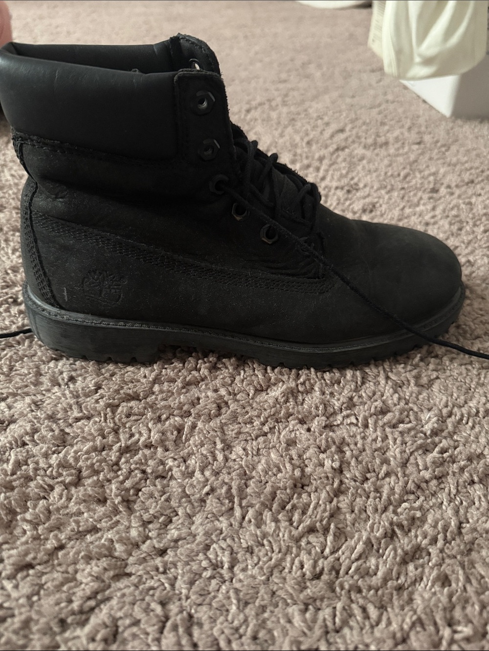 Timberland Men's Black Lace-Up Work Boot